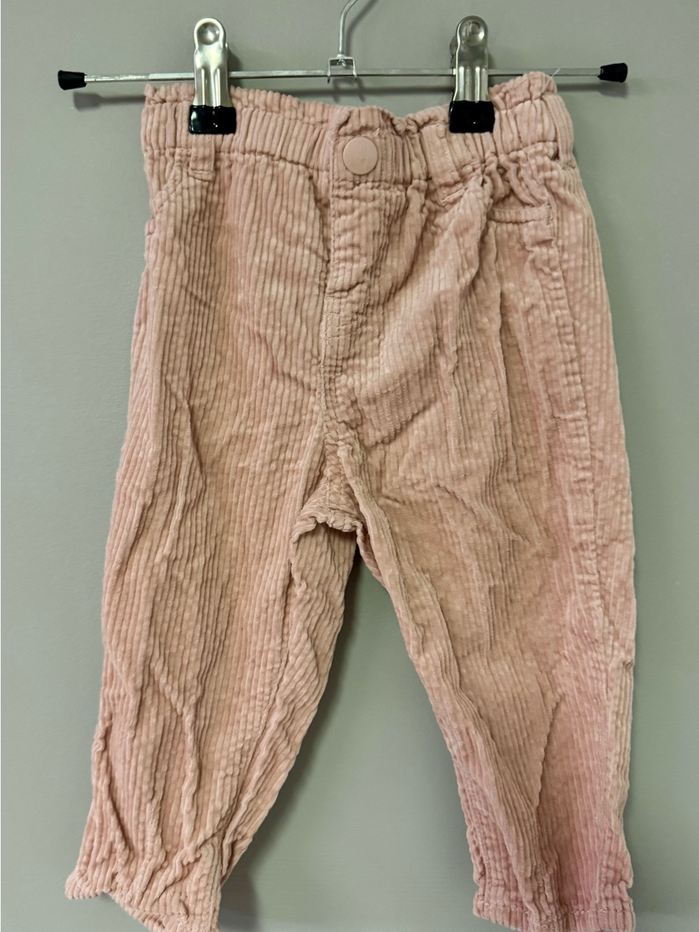 H&M Pink Corduroy Jogger Pants for Kids
